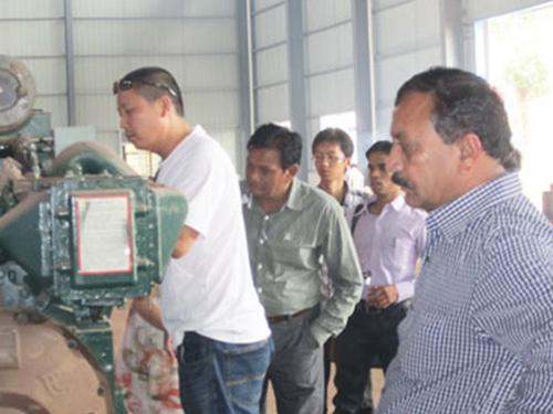 印度客戶在車間 印度客戶在車間