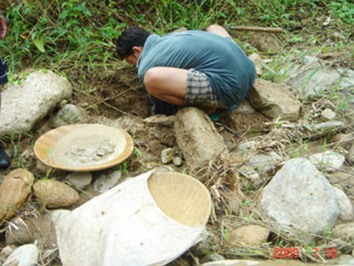 老撾、柬埔寨淘沙金