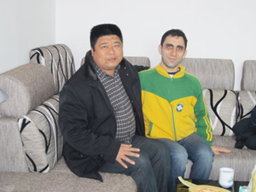 老總與美籍客戶 老總與美籍客戶